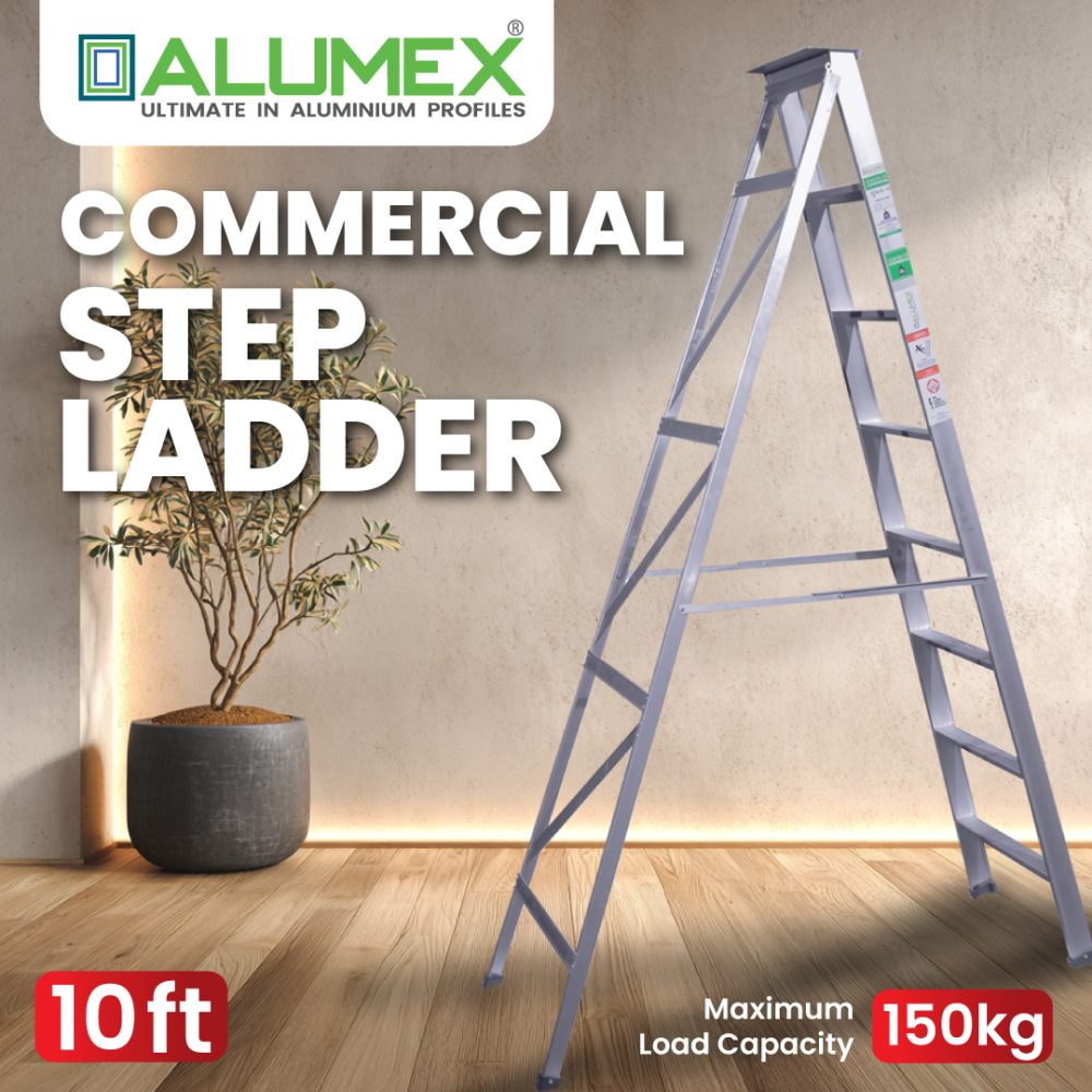 Commercial Step Ladder 10ft