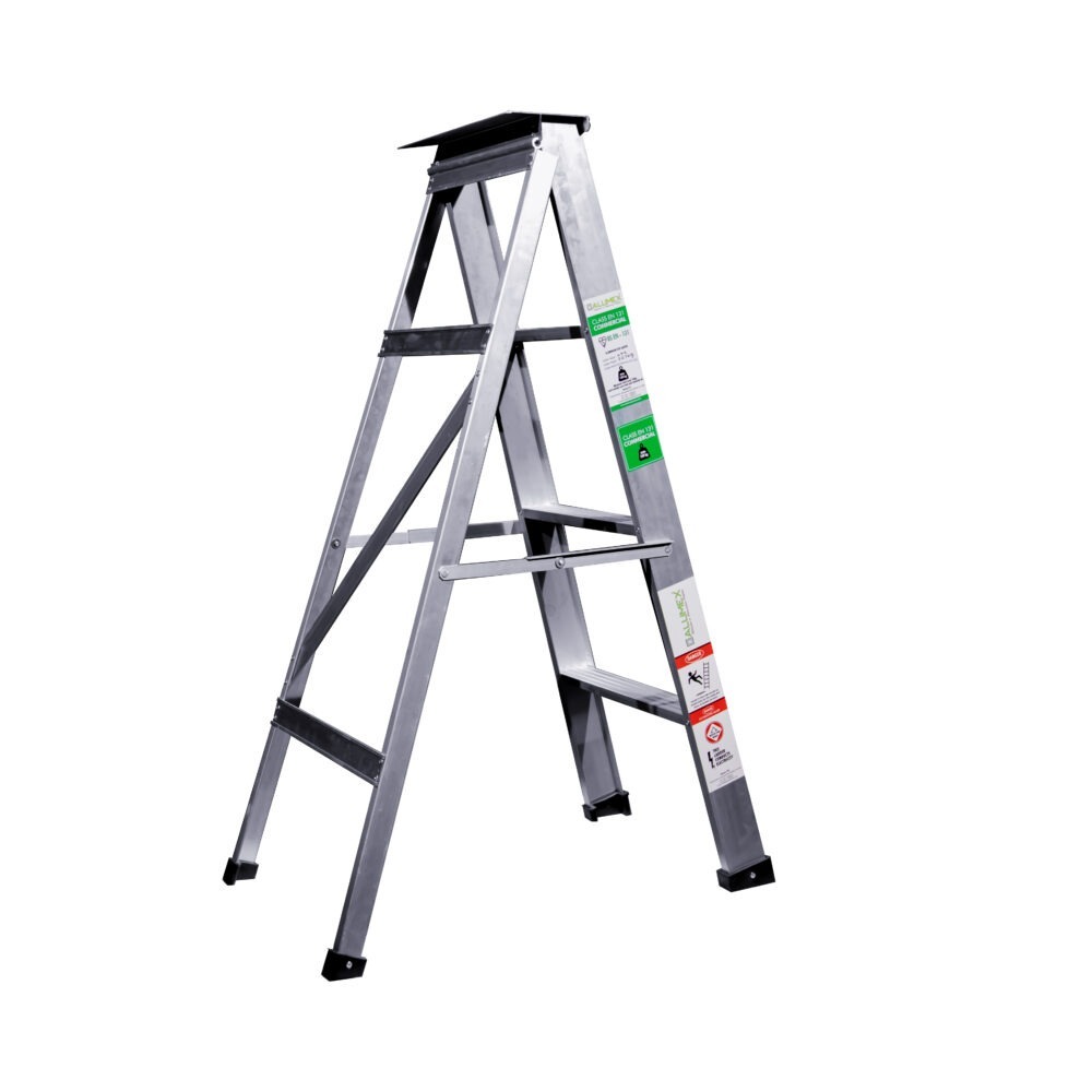 Commercial Step Ladder 4ft Alumex