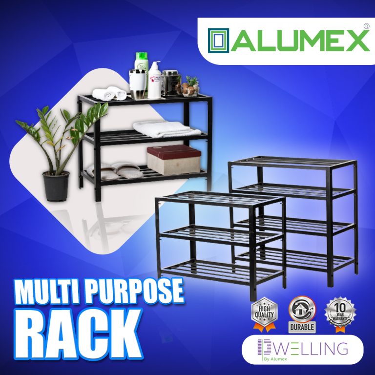 3 Tier Multi Purpose Rack Alumex